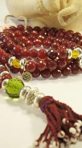 Bordo Jade Taşı 108'lik Mala