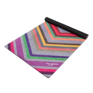 Chevron Gray - Travel Yoga Mat