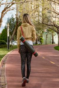 Deri Mat Taşıma Askısı - Turquaz