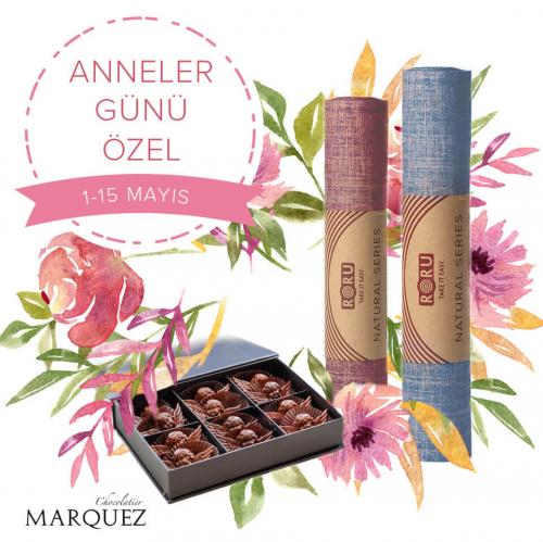 Anneler Günü Kampanyası - Jüt Mat + Melek Çikolata Paketi