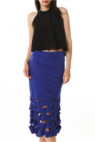 Yuvarlak Yaka Spor Crop Top