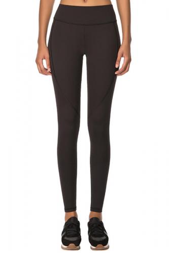 Geniş Bel Detaylı Dikişli Tayt