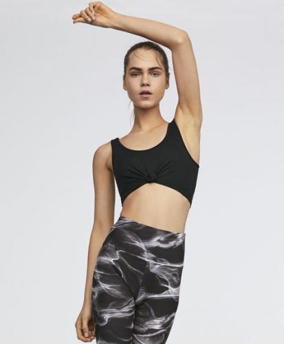 Önü Düğümlü Yoga Crop