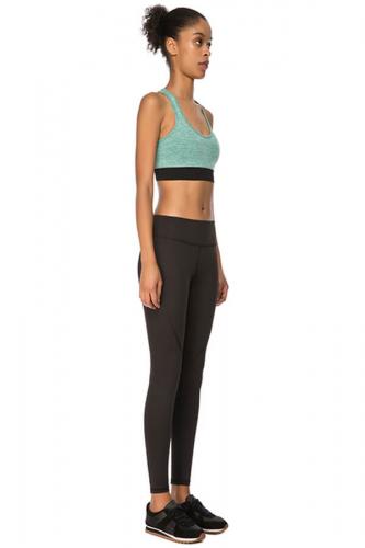 Yuvarlak Yaka Kalın Askılı Kaplı Spor Sütyen